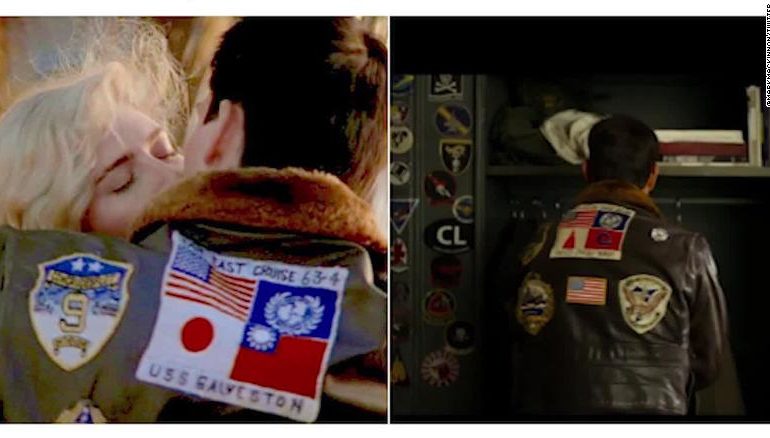 Tencent-backed ‘Top Gun’ cuts Taiwan flag from Tom Cruise’s jacket