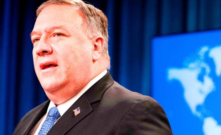 Taiwan not part of China, Pompeo says
