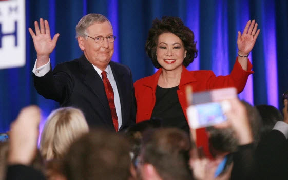 How McConnell and Chao used political power to make their family rich