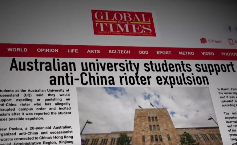  Student steps up fight against China after Beijing tries to silence him