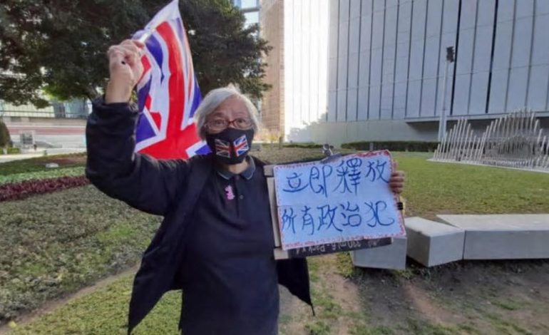 Hong Kong’s 66-year-old activist ‘Grandma Wong’ jailed for 8 months over 2019 protests