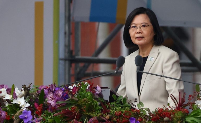 War with China ‘absolutely not an option’, says Taiwan president