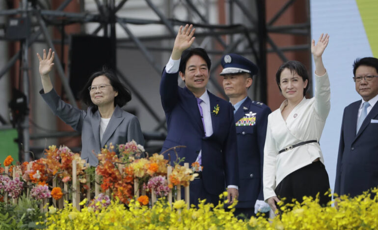  Taiwan’s new President Lai in his inauguration speech urges China to stop its military intimidation
