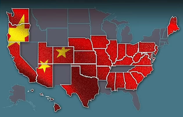  CHINA OWNS FARMLAND IN THESE STATES